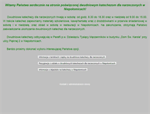 Tablet Screenshot of narzeczeni.niepolomice.pl